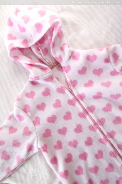 Zipping baby hoodie