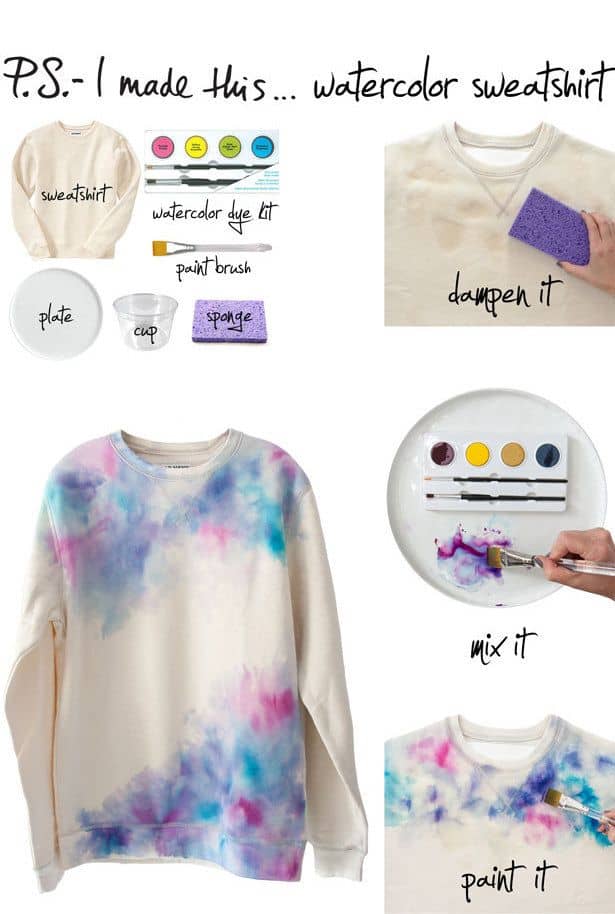 Water colour sweatshirt