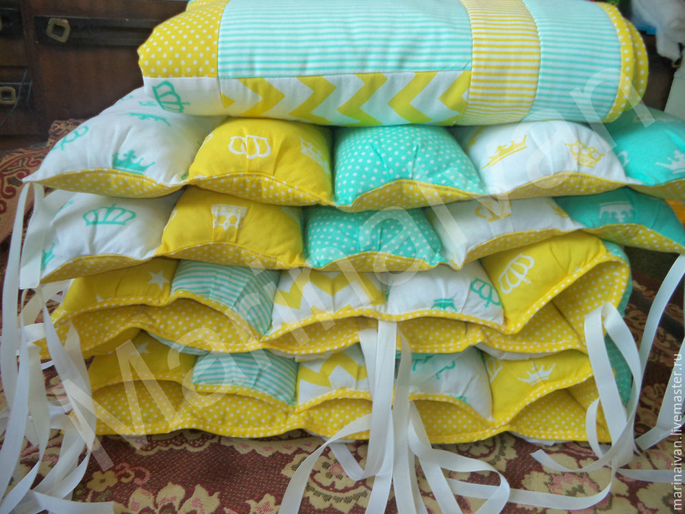 Шьем бортики-подушки для детской кроватки. Часть 2, фото № 38