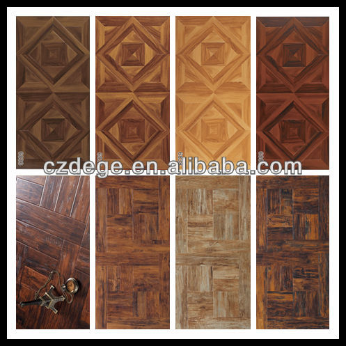 High density HDF Maple art parquet flooring classic design