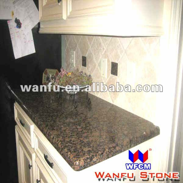 kitchen white cabinet baltic brown granite counter top