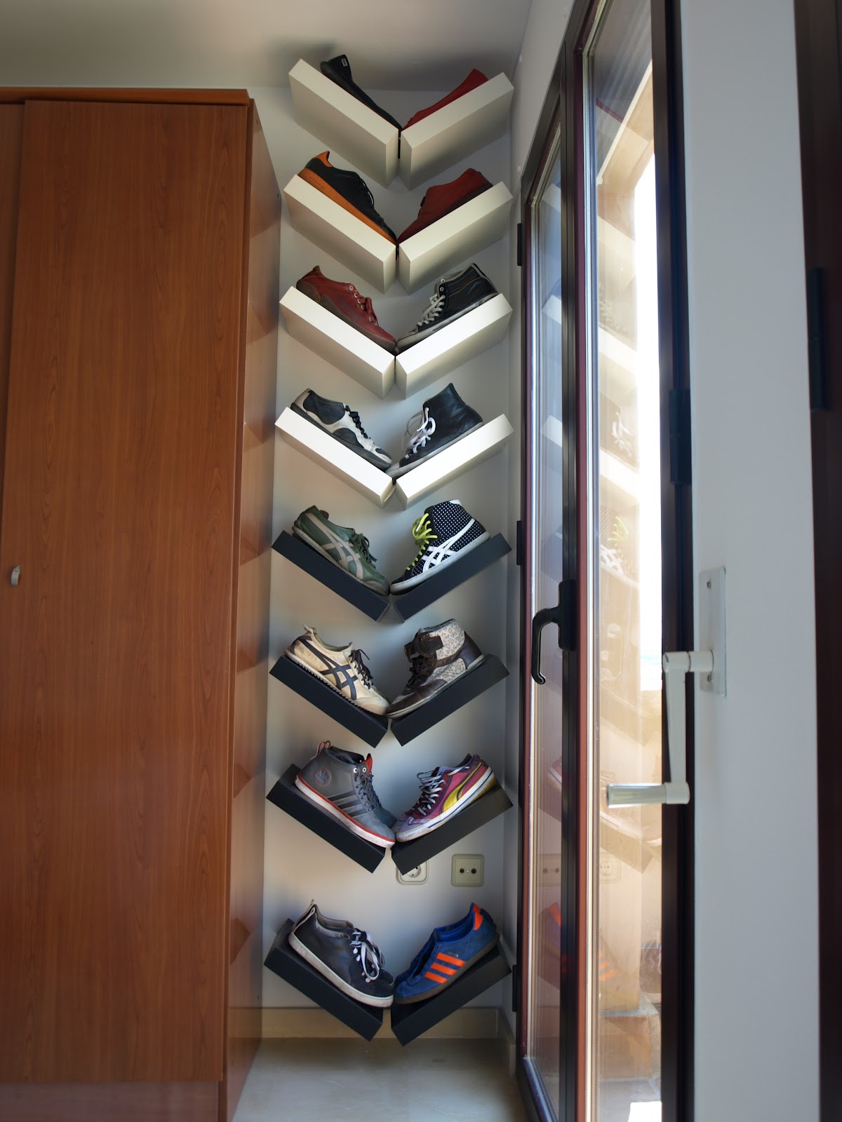 узкий шкаф для обуви своими руками