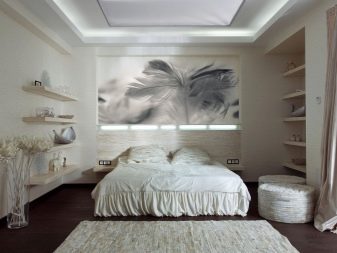 Потолки из гипсокартона в интерьере спальни