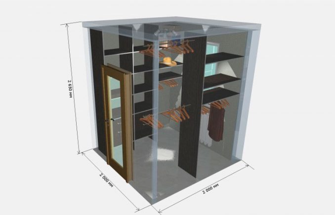 гардеробная своими руками