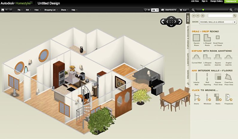 Homestyler - Бесплатные программы для дизайна интерьера