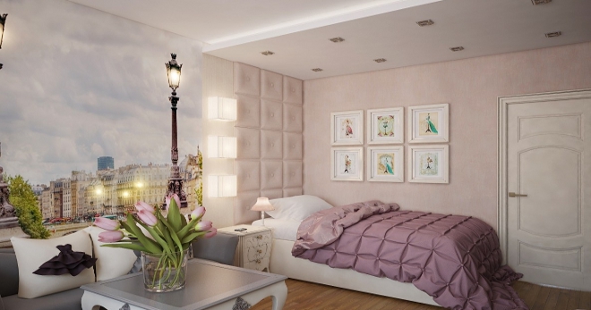 Дизайн спальни для девушки - варианты оформления молодежной комнаты