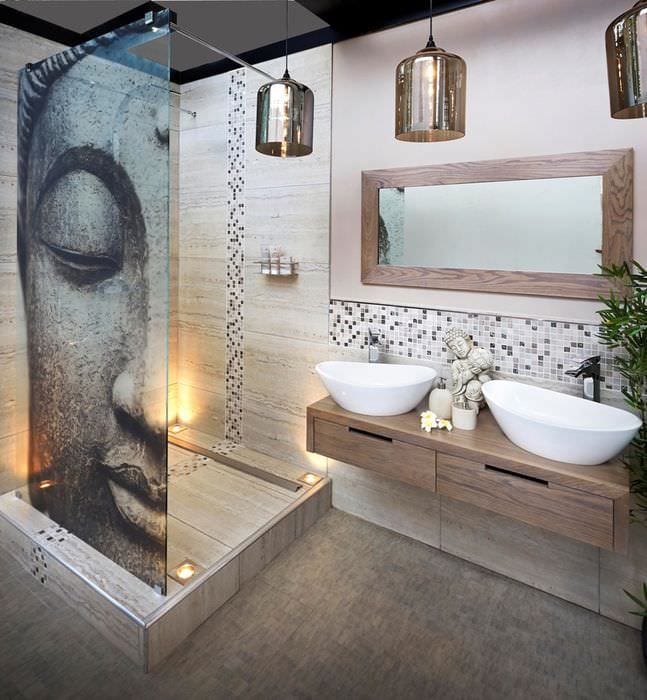 восточный дизайн ванной комнаты