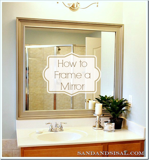 How to Frame a Mirror - DIY